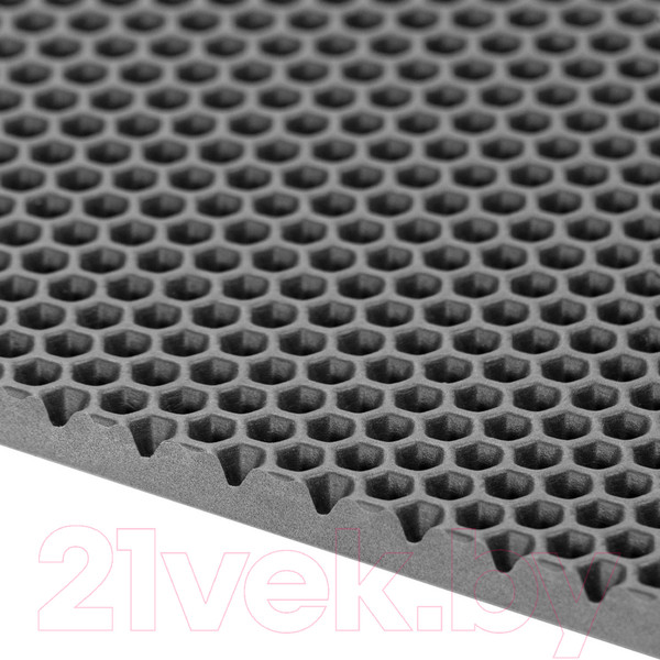 Изображение товара Набор ковриков для кашпо Alicosta Классик Эва / 220x220_4/2/2_UNI (соты, черный/серый)