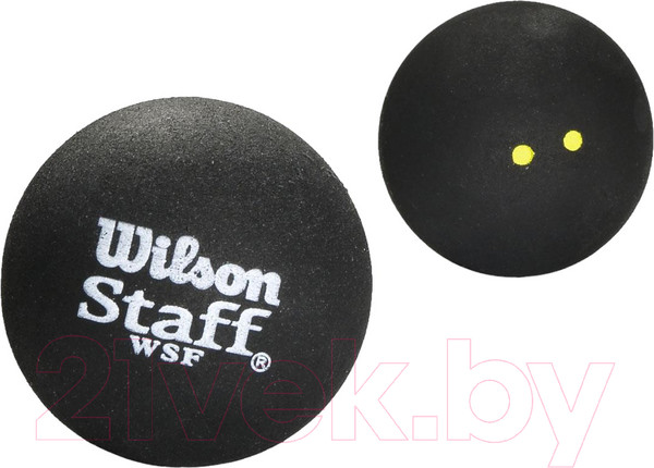 Изображение товара Набор мячей для сквоша Wilson Staff Squash 2 Ball / WRT617600