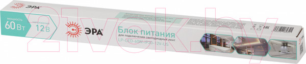 Изображение товара Блок питания для светодиодной ленты ЭРА LP-LED 60W-IP20-12V-US / Б0061153