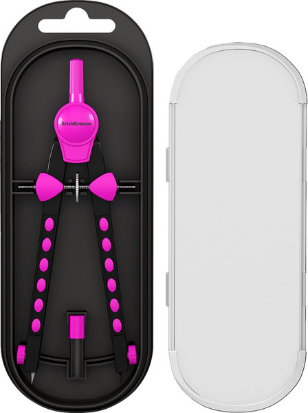 Изображение товара Готовальня Erich Krause Accent / 61433 (розовый)