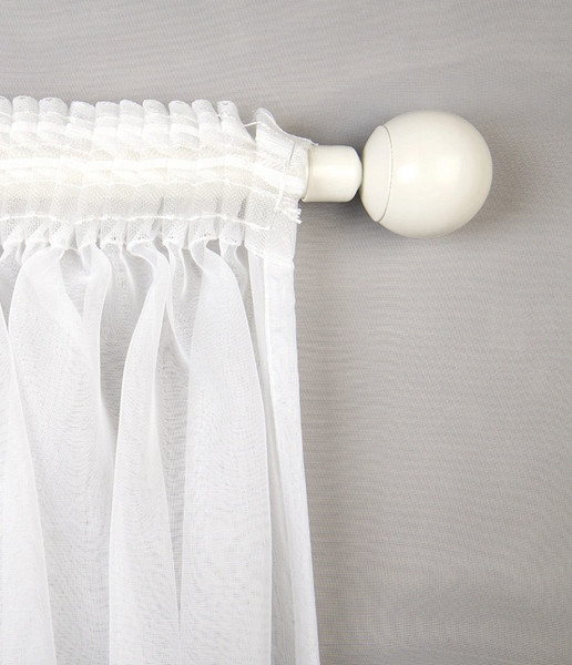 Изображение товара Гардина LEGRAND Зена 500x260 / 58131349 без утяжелителя (белый)