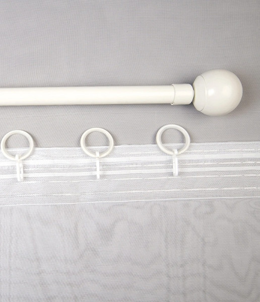 Изображение товара Гардина LEGRAND Зена 500x260 / 58131349 без утяжелителя (белый)