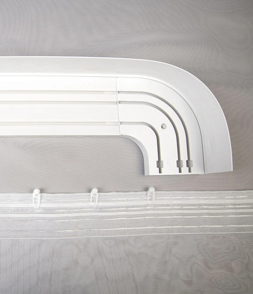 Изображение товара Гардина LEGRAND Зена 500x260 / 58131349 без утяжелителя (белый)