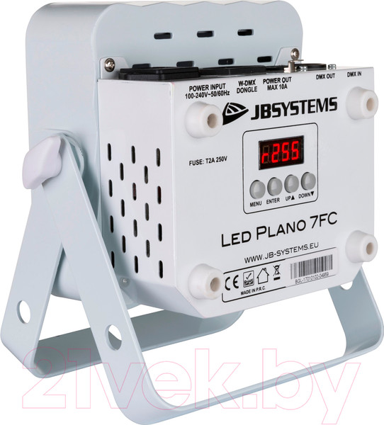 Изображение товара Прожектор сценический JB Systems Plano Spot 7FC-WH