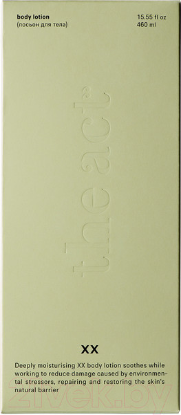 Изображение товара Лосьон для тела The Act Увлажняющий с пантенолом, питательное молочко (460мл)