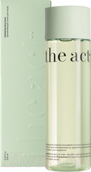 Изображение товара Тоник для лица The Act Увлажняющий на основе водной вытяжки из золотой сосны (200мл)