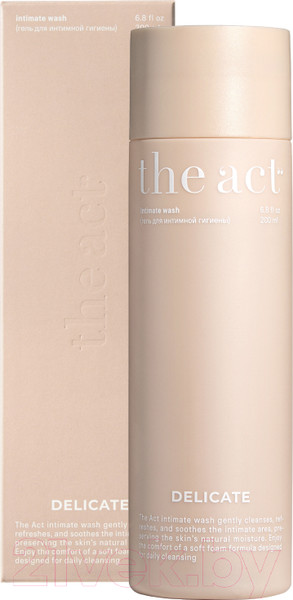 Изображение товара Гель для интимной гигиены The Act С молочной и гиалуроновой кислотой (200мл)