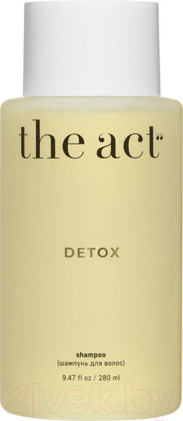 Изображение товара Шампунь для волос The Act Detox бессульфатный для глубокого очищения (280мл)