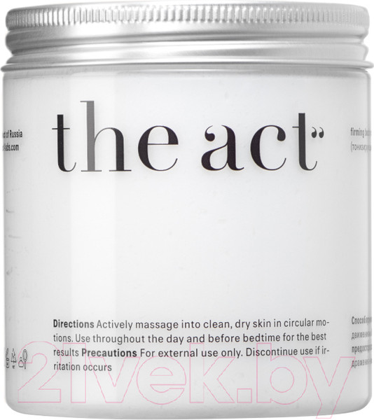 Изображение товара Крем антицеллюлитный The Act Увлажняющий тонизирующий и питательный (250мл)