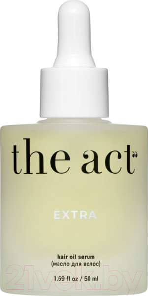 Изображение товара Масло для волос The Act Extra д/всех типов волос восстанавливающее д/секущихся кончиков (50мл)
