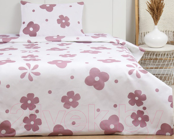 Изображение товара Комплект постельного белья Love Life Цветы 1.5сп / 10223711
