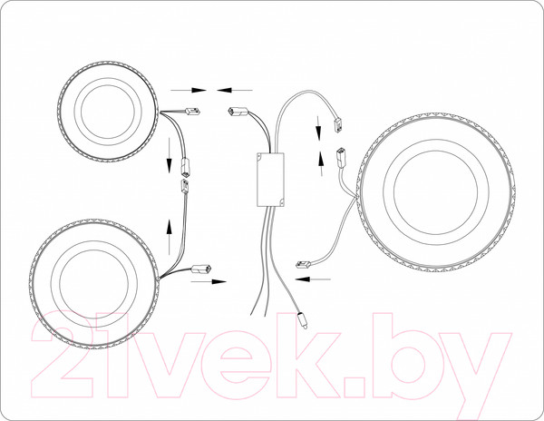 Изображение товара Потолочный светильник Ambrella FA8867/3 WH