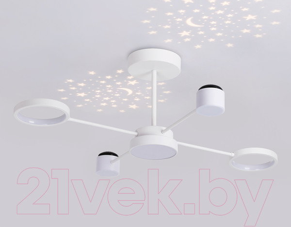 Изображение товара Потолочный светильник Ambrella FL51631/4+1 WH