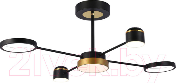 Изображение товара Потолочный светильник Ambrella FL51632/4+1 BK/GD