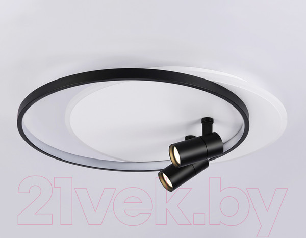 Изображение товара Потолочный светильник Ambrella FL51392/1+2 WH/BK