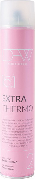 Изображение товара Лак для укладки волос Dew Professional Экстра термо 15в1 15ETS/500 (500мл)