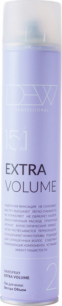 Изображение товара Лак для укладки волос Dew Professional Экстра объем 15в1 15EVS/500 (500мл)