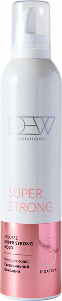 Изображение товара Мусс для укладки волос Dew Professional Сверхсильной фиксации MSS3/350 (350мл)