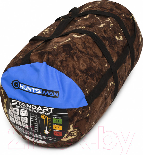 Изображение товара Спальный мешок Huntsman Standart Алова КМФ (-22°)