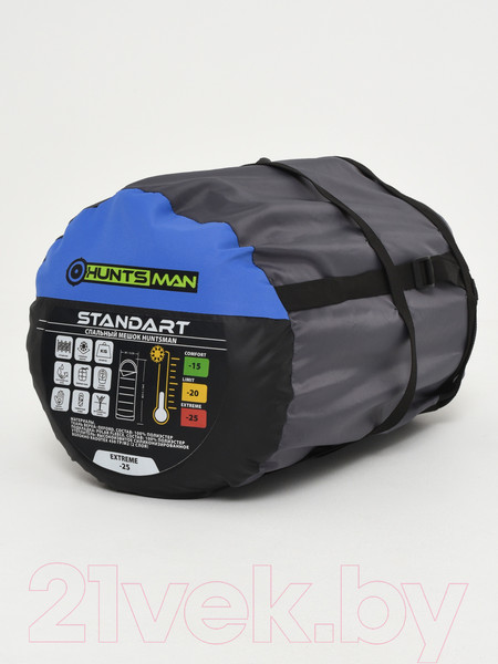 Изображение товара Спальный мешок Huntsman Standart Оксфорд Однотонный (-25°)