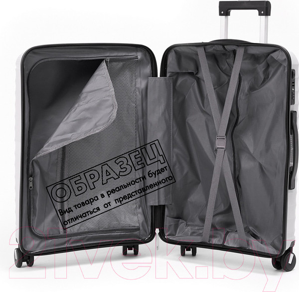 Изображение товара Чемодан на колесах PRIDE РР-9702 (L, пудровый)