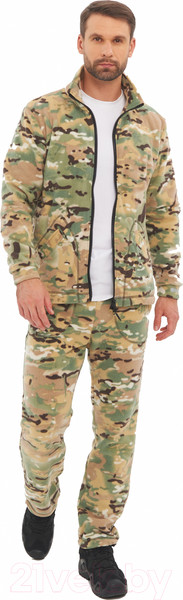 Изображение товара Костюм для охоты и рыбалки Huntsman Байкал Флис Мультикам (р-р 60-62/188)