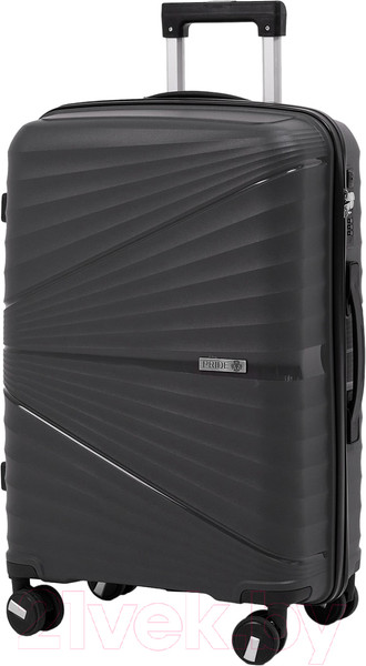Изображение товара Чемодан на колесах PRIDE РР-9702 (M, темно-серый)