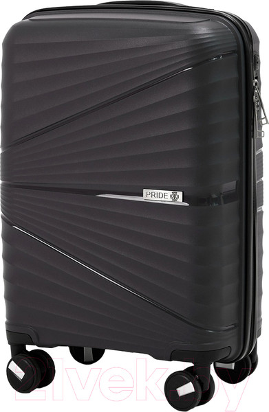 Изображение товара Чемодан на колесах PRIDE РР-9702 (S, темно-серый)