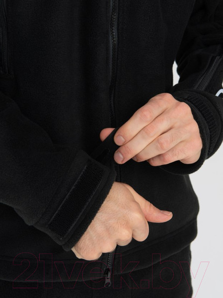 Изображение товара Куртка для охоты и рыбалки Huntsman Камелот Черный Polarfleece (р-р 48-50/176)