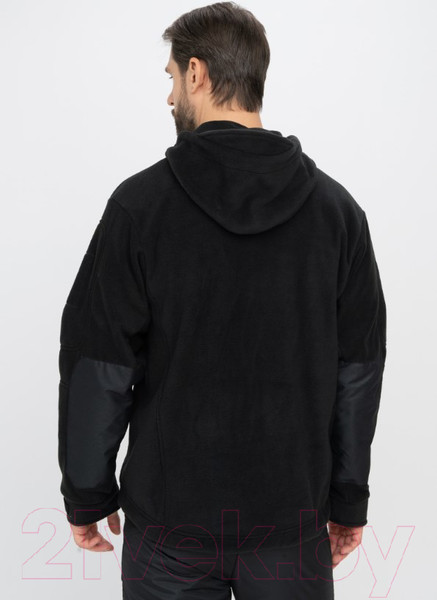 Изображение товара Куртка для охоты и рыбалки Huntsman Камелот Черный Polarfleece (р-р 56-58/182)