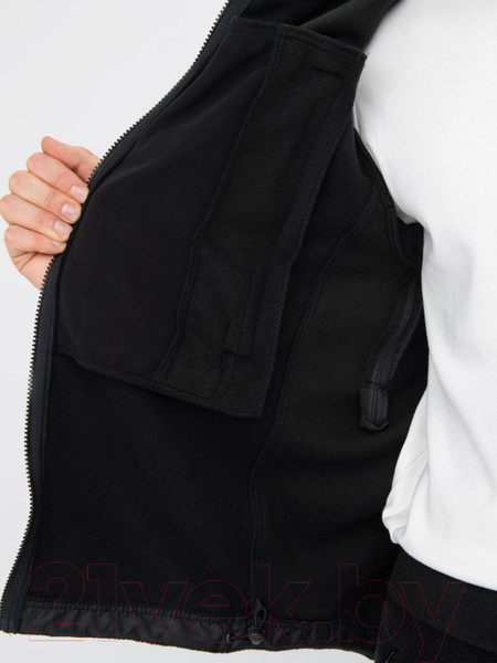 Изображение товара Куртка для охоты и рыбалки Huntsman Камелот Черный Polarfleece (р-р 56-58/182)