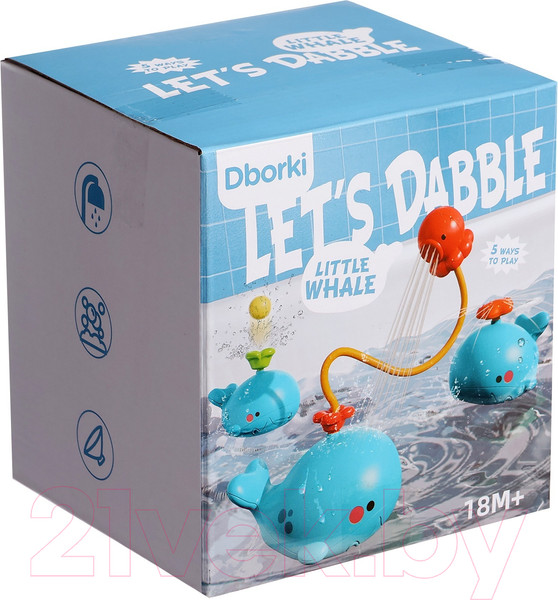 Изображение товара Набор игрушек для ванной Sima-Land Фонтанчик Китенок XQS3017A / 10091189