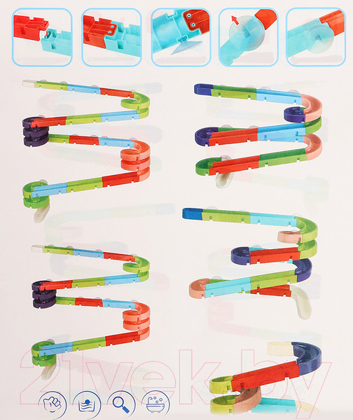 Изображение товара Игра для ванной Sima-Land Трек Утиная горка 25125-4 / 10131133