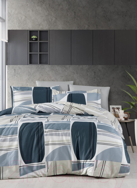 Изображение товара Комплект постельного белья DO&CO Delux Daimon / 11985 (серый)