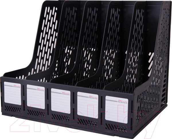 Изображение товара Лоток для бумаг Deli Quali / 9838 (черный)