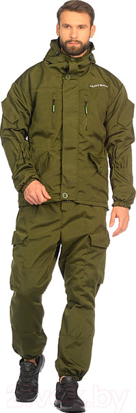 Изображение товара Костюм для охоты и рыбалки Huntsman Горка 5 -5°С Хаки Смесовая Рипстоп (р-р 48-50/170-176)