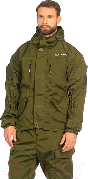 Изображение товара Костюм для охоты и рыбалки Huntsman Горка 5 -5°С Хаки Смесовая Рипстоп (р-р 56-58/182-188)
