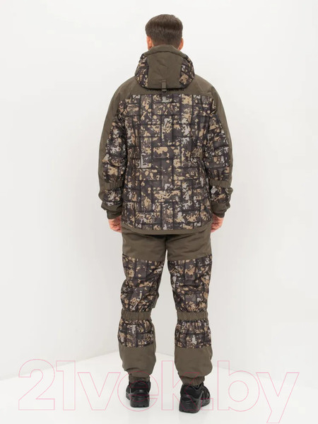 Изображение товара Костюм для охоты и рыбалки Huntsman Горка Люкс -10°C Хаки/002 Исландия/Alova (р-р 52-54/170-176)
