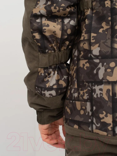 Изображение товара Костюм для охоты и рыбалки Huntsman Горка Люкс -10°C Хаки/002 Исландия/Alova (р-р 44-46/182-188)