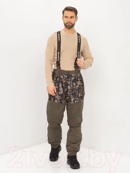 Изображение товара Костюм для охоты и рыбалки Huntsman Горка Люкс -10°C Хаки/002 Исландия/Alova (р-р 44-46/182-188)