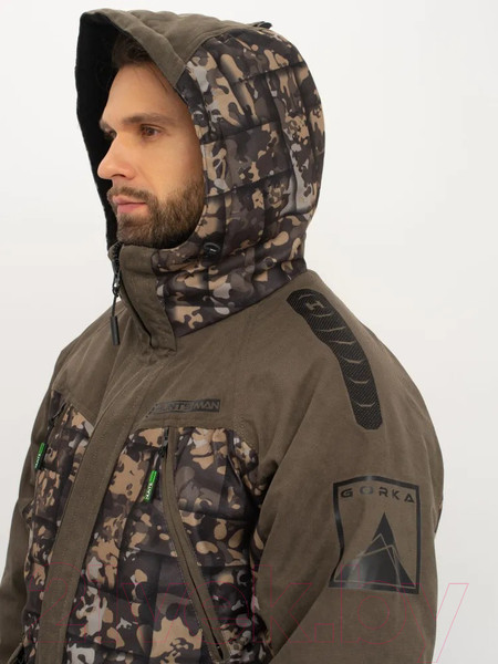 Изображение товара Костюм для охоты и рыбалки Huntsman Горка Люкс -10°C Хаки/005 Исландия/Alova (48-50/182-188)