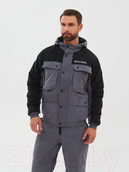 Изображение товара Костюм для охоты и рыбалки Huntsman Таймень -15°C Серый Исландия (р-р 44-46/170)