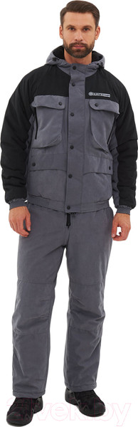 Изображение товара Костюм для охоты и рыбалки Huntsman Таймень -15°C Серый Исландия (р-р 48-50/176)