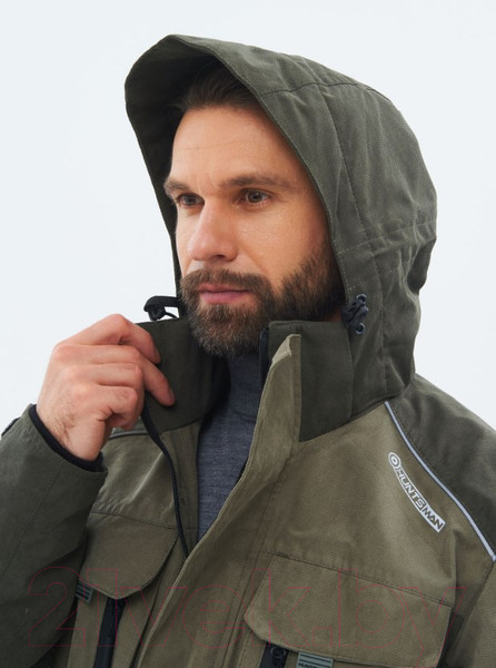 Изображение товара Костюм для охоты и рыбалки Huntsman Торнадо 0°C Хаки Исландия (р-р 56-58/182-188)