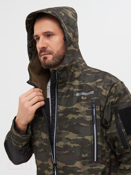 Изображение товара Костюм для охоты и рыбалки Huntsman Камелот Softshell Милитари (р-р 60-62/188)