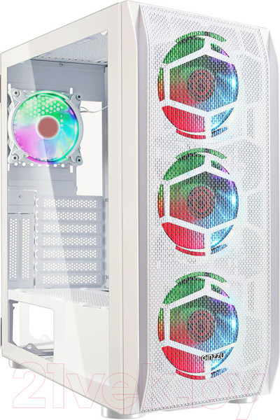 Изображение товара Корпус для компьютера Ginzzu GL390 (белый)