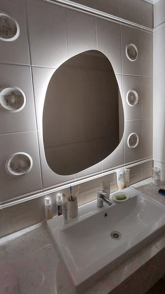 Изображение товара Зеркало Emze 72x90 / LED.NF.72.90.SW.4K (с подсветкой)