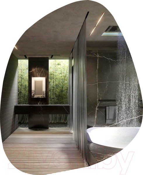 Изображение товара Зеркало Emze 72x90 / LED.NF.72.90.SW.4K (с подсветкой)