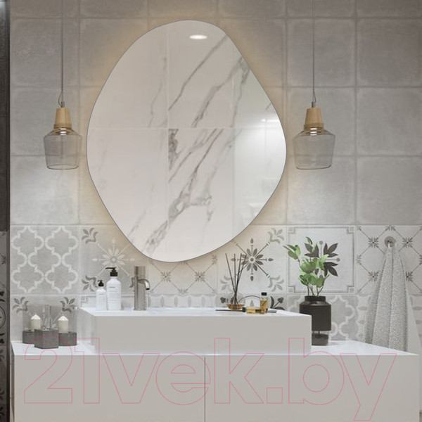 Изображение товара Зеркало Emze 76x92 / LED.NF.76.92.4K (с подсветкой)