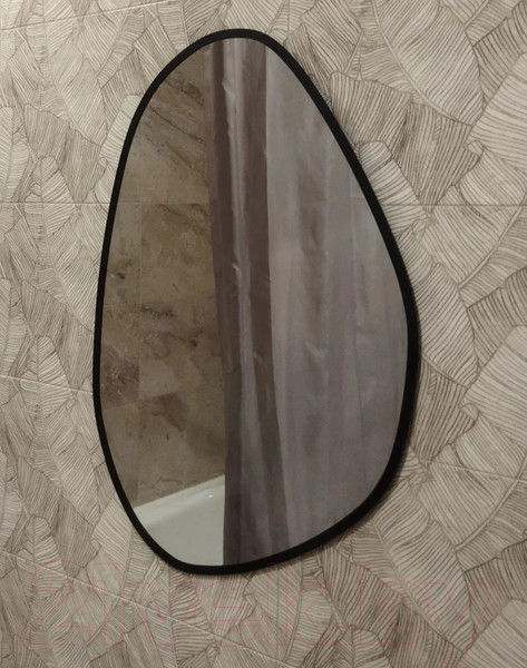 Изображение товара Зеркало Emze 55x80 / UV.NF.55.80.CHE (черный УФ-окантовкой)